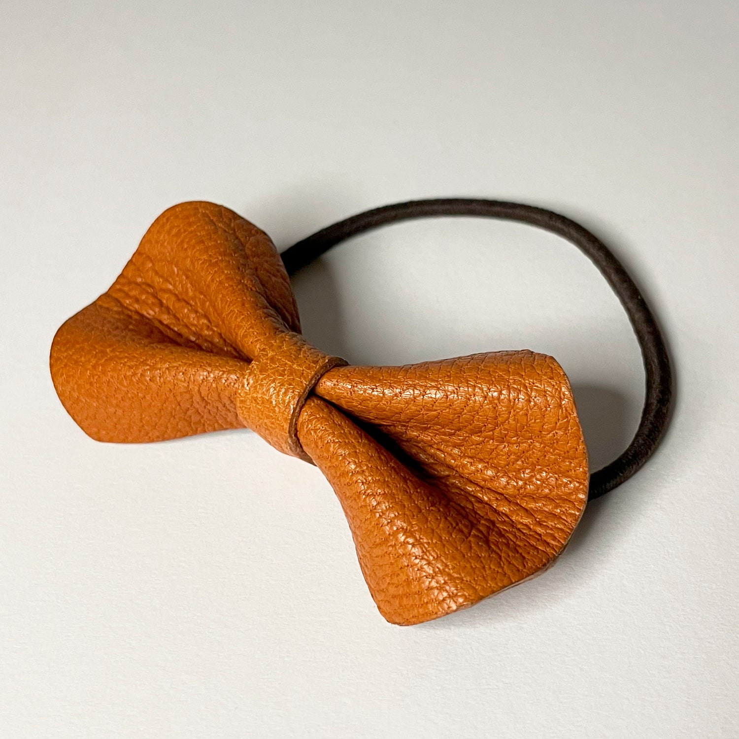 Ribbon hair elastic Goatskin