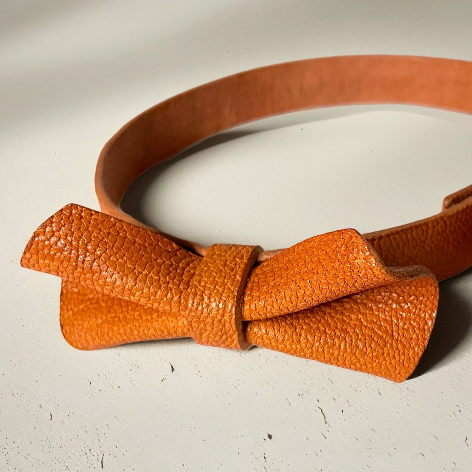 Collar Goatskin with ribbon,charms【Size order】