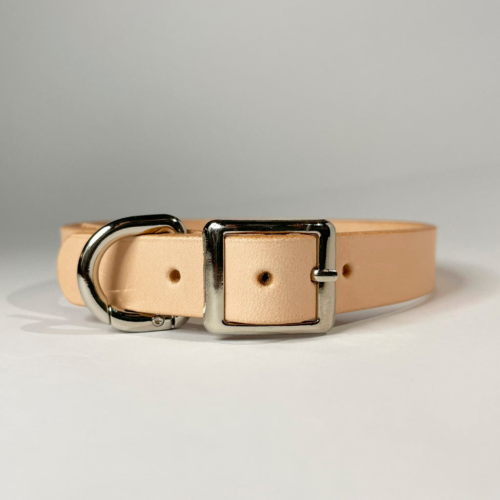 Collar Genuine leather with charms 【Size order】