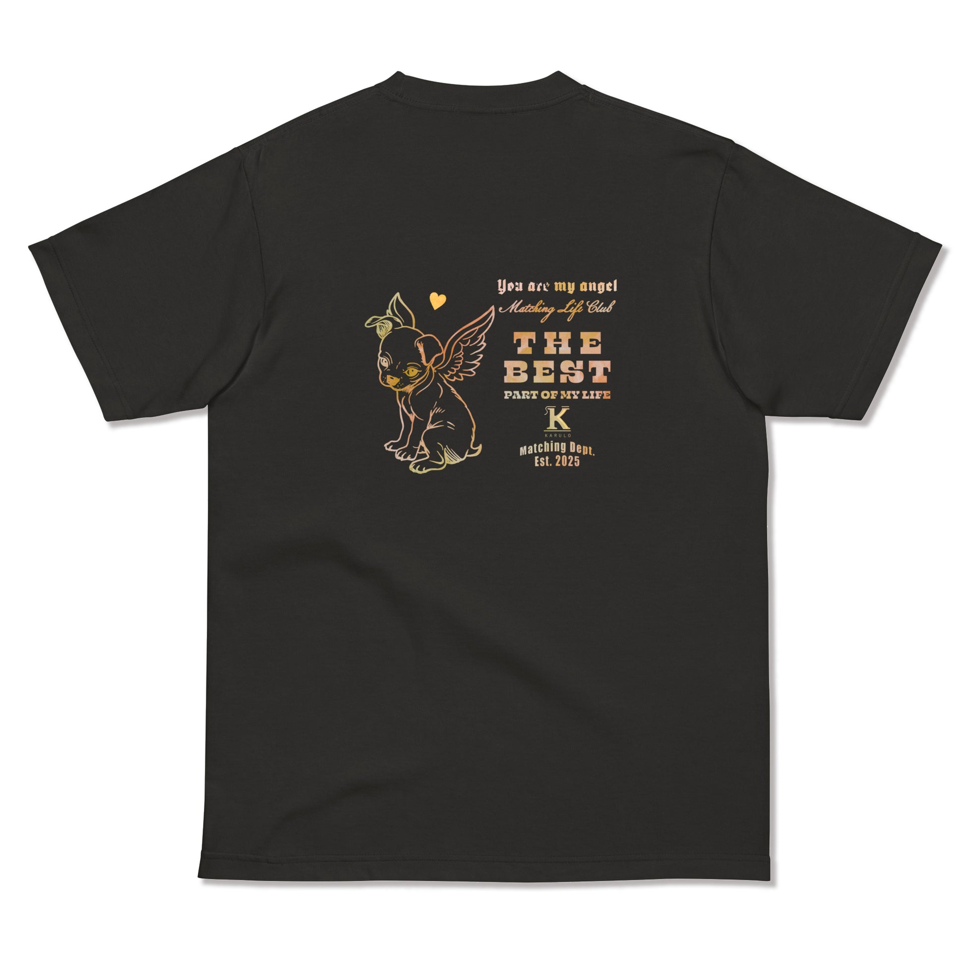 MiniPunk Spirit TEE【You are my angel】黒